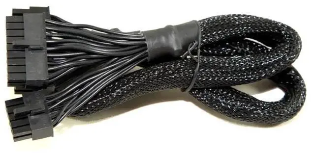 Alt view image 2 of 6 - 18+10Pin to 20+4Pin ATX 24Pin Main Power Supply Cable for SEASONIC FOCUS PLUS Gold 850W, 750W, 650W, 550W GX Series Modular Power, Sleeved Net 60CM 18AWG