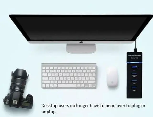 Alt view image 3 of 5 - Multi-in-one 3.0 Expander USB Splitter High-speed 3.0 Hub USB Hub Computer Multi-interface Expansion Single-port USB 3.0 - White