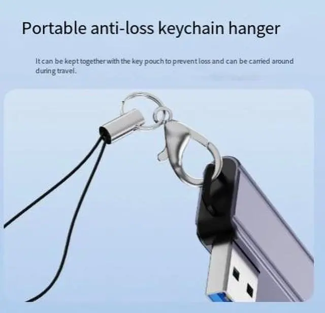 Alt view image 5 of 5 - Laptop 3.0 USB splitter Type C hub Aluminum expansion device Quad-port curved hub Silver-colored on the right side - USB upgrade version