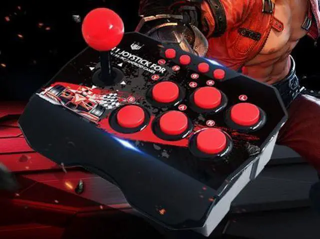 Alt view image 3 of 5 - Switch controller, Street Fighter, King of Fighters, wired fighting joystick P3, Android computer game controller, Yao Tai