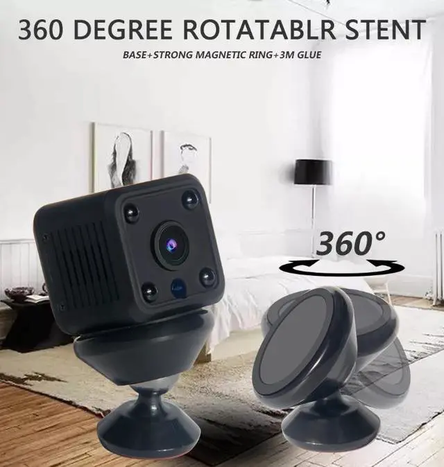 Alt view image 7 of 7 - X6 Home WiFi Remote Monitoring Camera - 1080P High Definition Infrared Night Vision Battery Camera