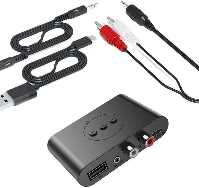 Alt view image 2 of 6 - Version 5.3 of the NFC Bluetooth music receiver for vehicles supports Bluetooth hands-free functionality and enables playing of music from a USB drive. It also supports B21 Bluetooth.