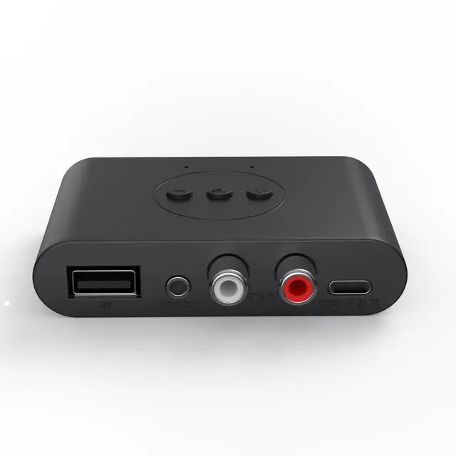 Main image of Version 5.3 of the NFC Bluetooth music receiver for vehicles supports Bluetooth hands-free functionality and enables playing of music from a USB drive. It also supports B21 Bluetooth.