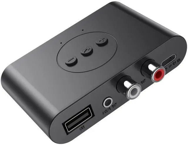 Alt view image 4 of 6 - Version 5.3 of the NFC Bluetooth music receiver for vehicles supports Bluetooth hands-free functionality and enables playing of music from a USB drive. It also supports B21 Bluetooth.