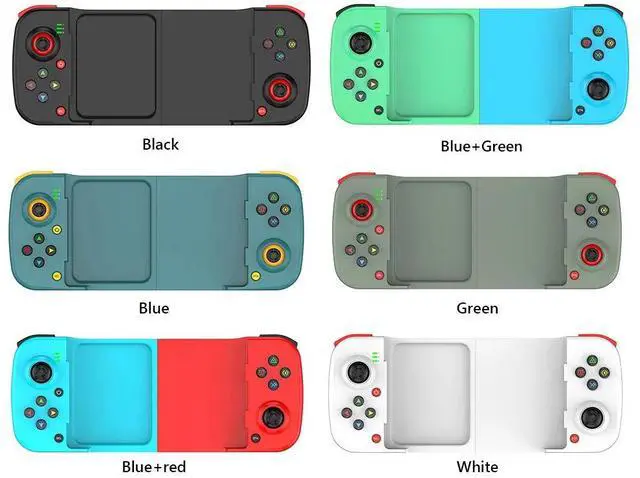 Main image of D3 stretching game controller, wireless mobile game controller, Bluetooth 5.0 for Android and iOS devices, direct connection with MFI, mobile game controller