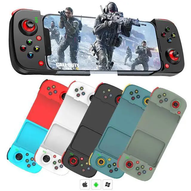 Alt view image 4 of 6 - D3 stretching game controller, wireless mobile game controller, Bluetooth 5.0 for Android and iOS devices, direct connection with MFI, mobile game controller