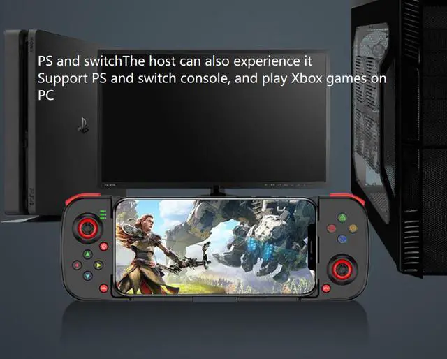 Alt view image 5 of 6 - D3 stretching game controller, wireless mobile game controller, Bluetooth 5.0 for Android and iOS devices, direct connection with MFI, mobile game controller