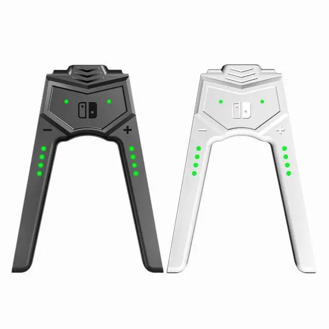 Alt view image 2 of 5 - Switch OLED handheld charging grip - NS left and right hand charging handles white