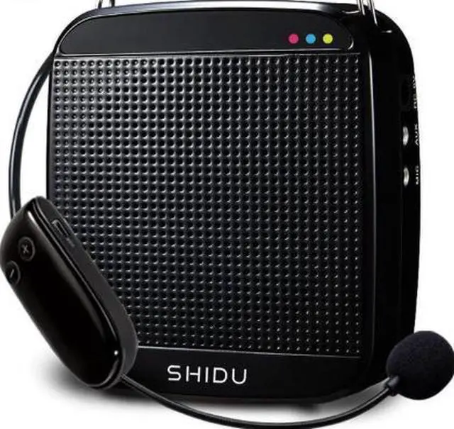 Main image of Wireless Portable Voice Amplifier with UHF Headset Microphone 15W Rechargeable Portable Mini PA Systerm Loudspeaker Speaker for Teachers Fitness In Standructors Yoga Tour Guides