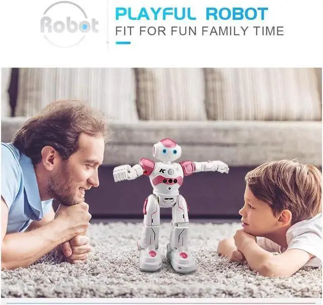 Alt view image 2 of 6 - Remote Control Robot For Kids Intelligent RC Programmable Robot With Infrared Controller Toys Dancing Singing LED Eyes Gesture Sensing Robot Kit For Childrens Entertainment