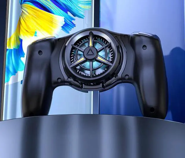 Alt view image 5 of 5 - Mobile semiconductor-based cooling for temperature reduction and heat dissipation JK01S. Mobile game "Honor of Kings" and "Fortnite" fan back clip controller.