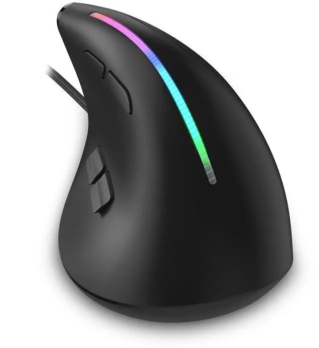 Alt view image 2 of 7 - The ZELOTES T50RGB vertical grip ergonomic programming gaming notebook with wired mouse