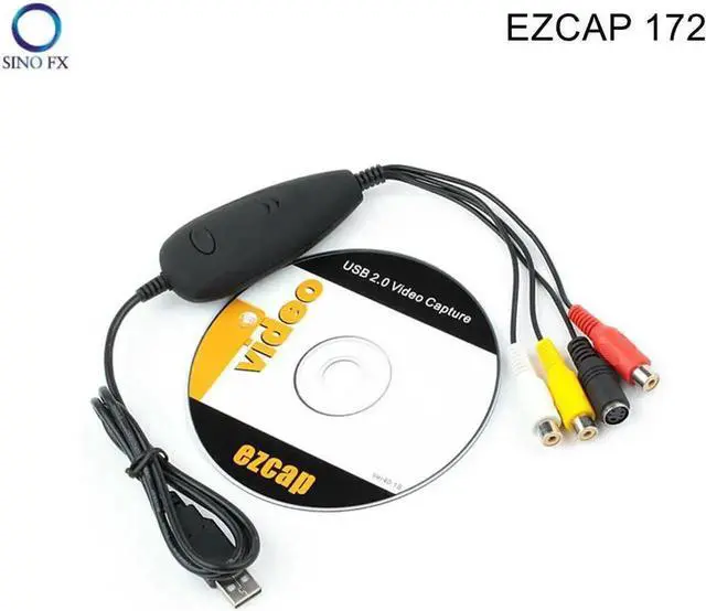 Alt view image 4 of 6 - Ezcap 172 USB Video Capture Convert Analog Video To Digital Format Audio Video DVD VHS Record Capture Card