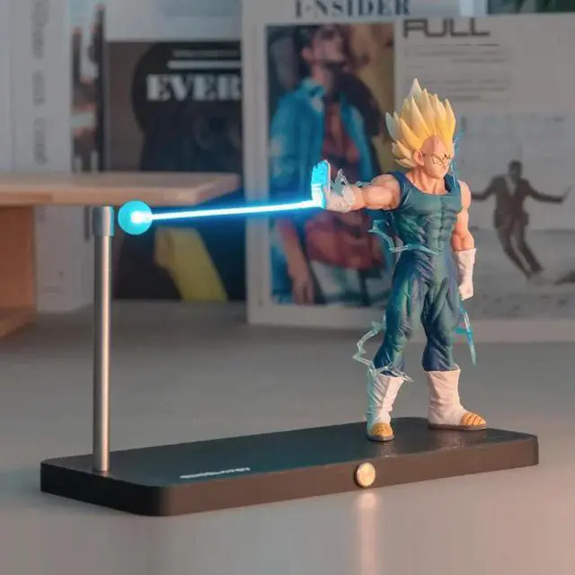 Main image of Dragon Ball Kakarotto Son Goku Kamehameha Wave Magnetic Light Lamp Model Ornament Anime Peripheral Toys Gifts Modle B
