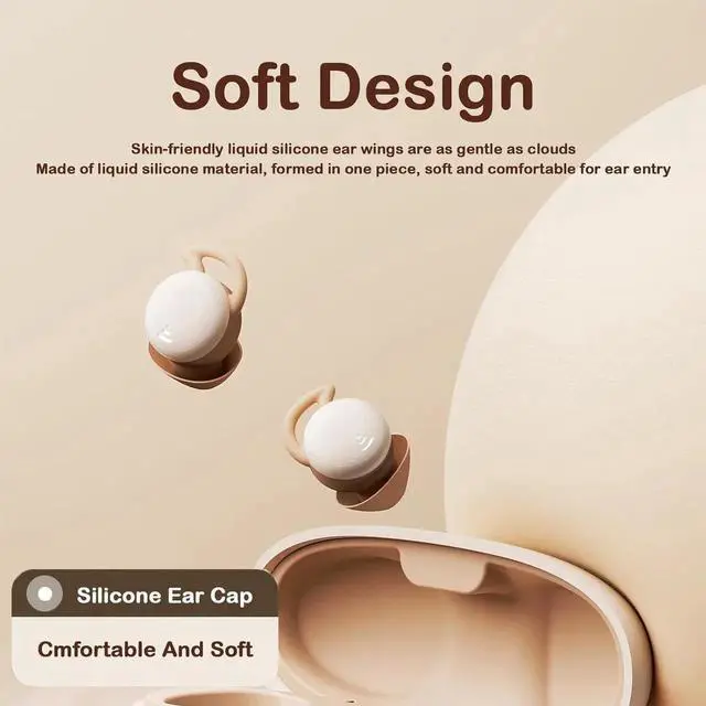 Alt view image 4 of 7 - Invisible Wireless Bluetooth Hidden Sleeping Earbuds For Side Sleepers Bluetooth 5.3 Smallest Tiny Wireless Ear Buds For Sleeping Earbuds For Sleep On Side Noise Cancelling Ear Buds Sleeping Earplug