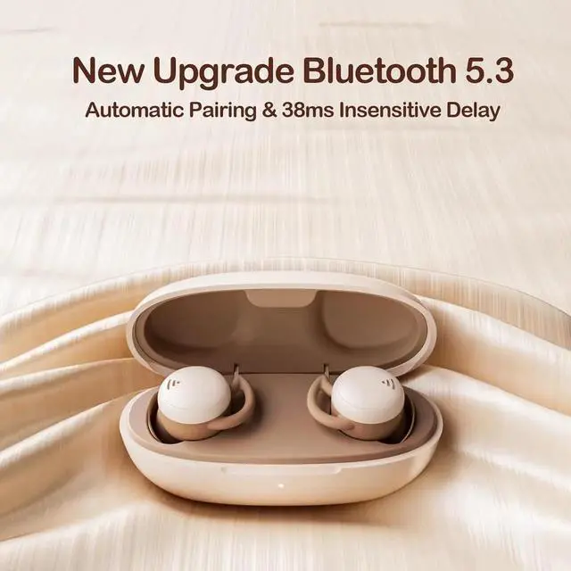 Alt view image 7 of 7 - Invisible Wireless Bluetooth Hidden Sleeping Earbuds For Side Sleepers Bluetooth 5.3 Smallest Tiny Wireless Ear Buds For Sleeping Earbuds For Sleep On Side Noise Cancelling Ear Buds Sleeping Earplug