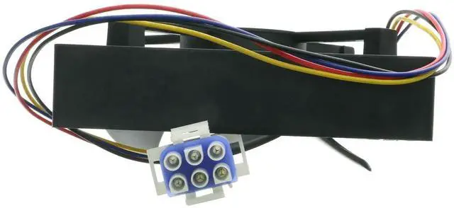 Alt view image 2 of 4 - WR60X10340 Refrigerator Freezer Evaporator Fan Motor Compatible with GE Models CFE28TP2MBS1 CFE28TP4MBW2 CFE28TSHDSS CWE23SP4MDW2 ^^ Replaces WR60X25858 AP6891698 PS12727431 13.6V 0.23A 4.4x4.4 Inch