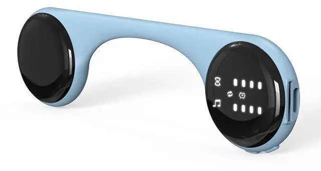 Main image of wusu Bone conduction speaker headphones - Bluetooth audio accessory for noise reduction and sleep induction. White noise pillow for aiding sleep. Specifically designed for use under the pillow.