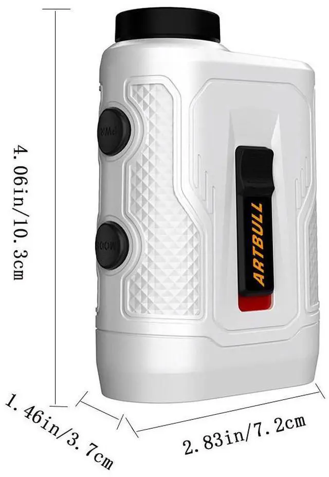 Alt view image 4 of 5 - wusu Golf rangefinder with laser distance measuring instrument, capable of measuring up to 650 meters, equipped with a magnet.