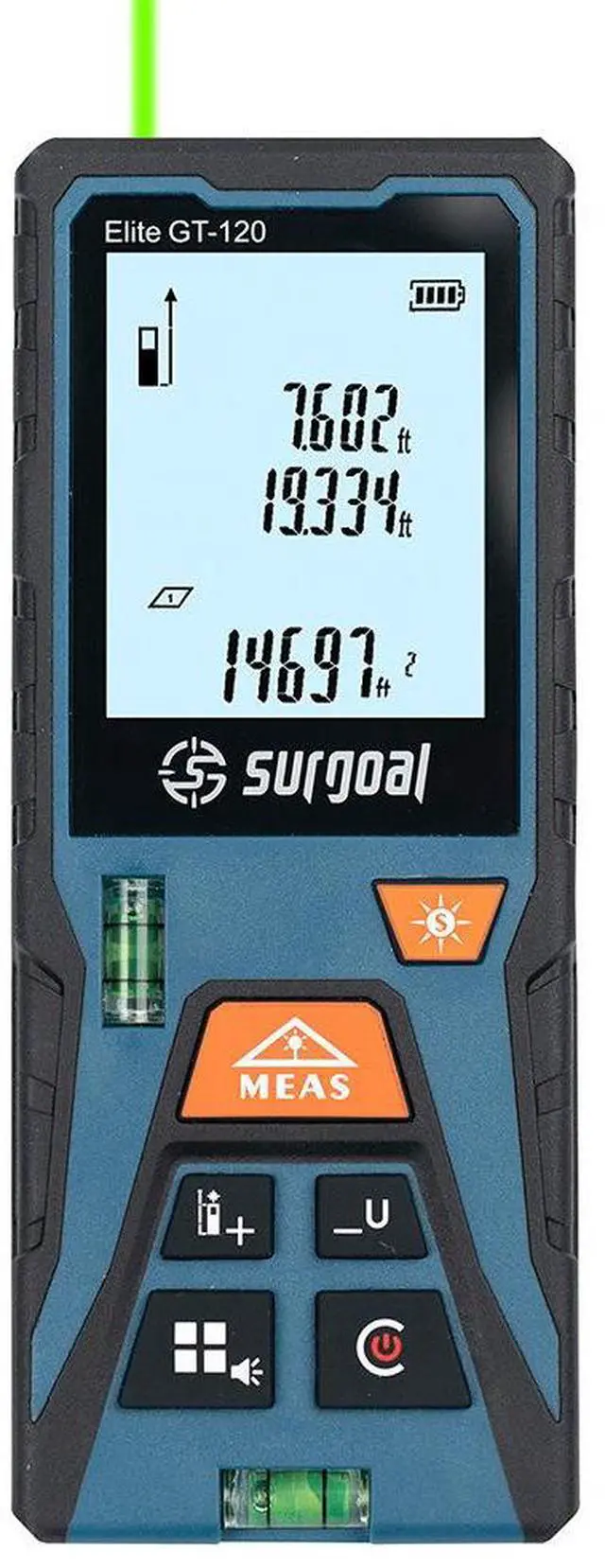 Main image of wusu High-intensity green light laser rangefinder, handheld electronic ruler, measuring room length of 120 meters
