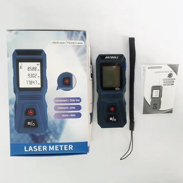 Alt view image 4 of 6 - wusu Laser rangefinder, infrared rangefinder, 40m and 60m mini electronic ruler, room measuring instrument
