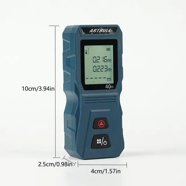 Alt view image 6 of 6 - wusu Laser rangefinder, infrared rangefinder, 40m and 60m mini electronic ruler, room measuring instrument
