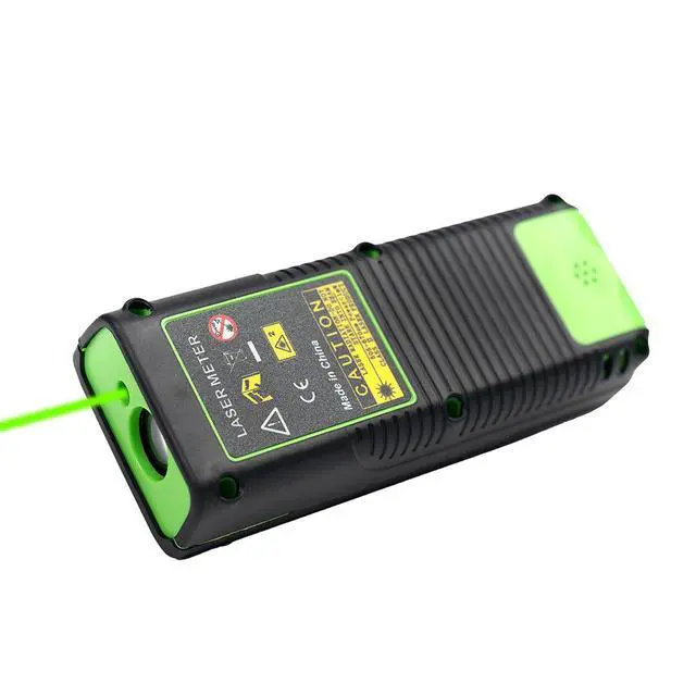 Alt view image 2 of 7 - wusu Green laser rangefinder - 120m, rechargeable, handheld distance measuring laser measuring instrument for rooms, electronic ruler