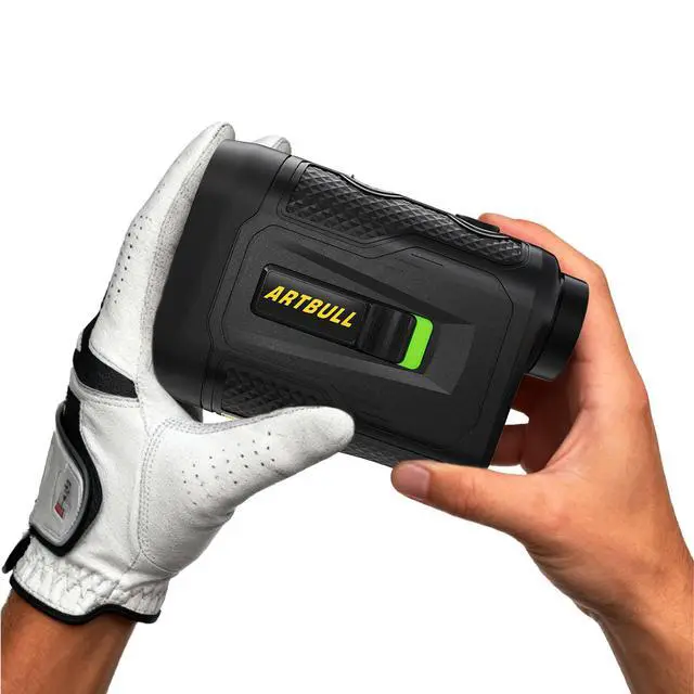 Alt view image 4 of 6 - Rechargeable 650/1000m with magnetized ramp switch lock flag vibration outdoor golf laser rangefinder