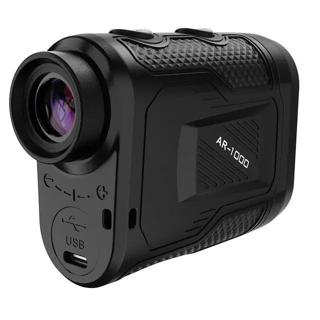 Alt view image 3 of 6 - Rechargeable 650/1000m with magnetized ramp switch lock flag vibration outdoor golf laser rangefinder