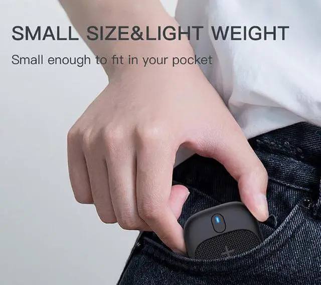 Alt view image 6 of 6 - New wearable Bluetooth speaker, outdoor cycling speaker, portable Bluetooth speaker for hands-free calls, with magnetic base