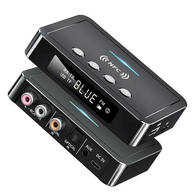Main image of NFC Bluetooth Receiver 5.0 Bluetooth Transmitter FM All-in-One Bluetooth Adapter Compatible with Computers