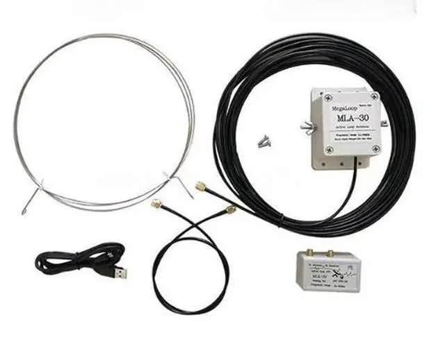 Alt view image 5 of 6 - MLA-30 + Circular Active Receiving Antenna - Low Noise, Medium Wave, Short Wave Antenna, Installed on Balcony