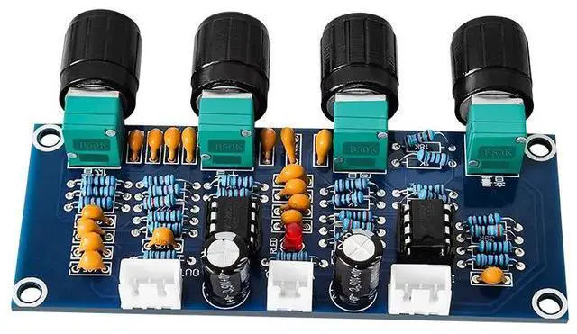 Main image of XH-A901 digital power amplifier board is equipped with a tone control board, a DC tone control board, a high and low frequency adjustment panel, and a preamplifier panel.
