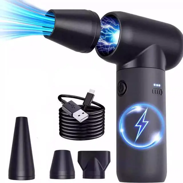 Main image of Violent turbofan handheld small portable wireless charging hair dryer dust collector