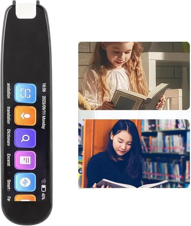 Alt view image 5 of 7 - Languages Translation Pen, Text to Speech Smart Scanner Translator Pen, Real Time 131 Languages Dictionary Pen for Travel siness Learning Meeting, 2.99in Touchscreen Reading Pen