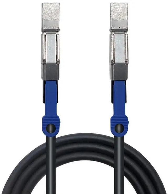 Alt view image 3 of 5 - wusu Mini SAS HD SFF-8644 to Mini SAS SFF-8644 Cable with IC \u2013 High Speed Server Aggregation Cable, 12Gbps, 28AWG, Low-Loss Flat Interface (3M)