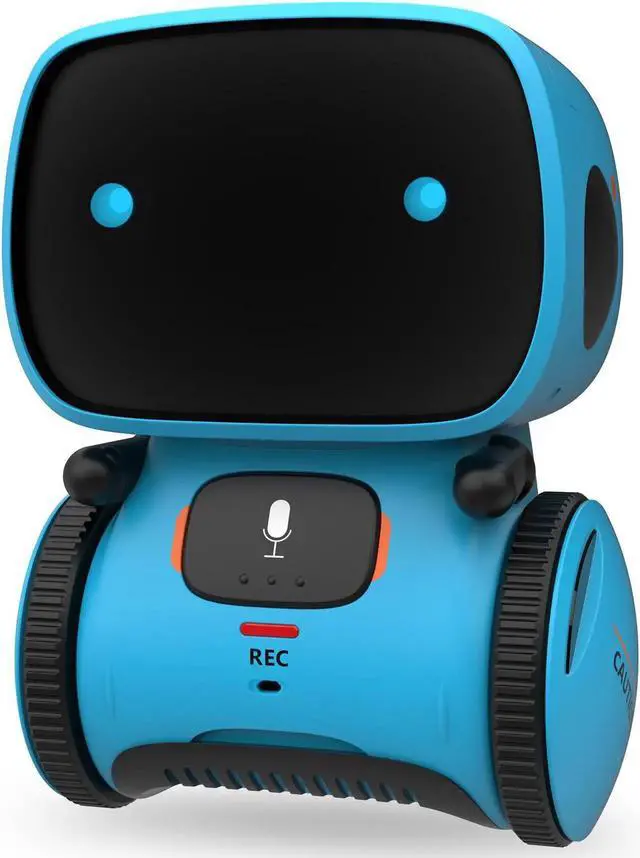 Main image of Robot Toy for Kids, Interactive Voice Touch Controlled Smart Robotics with Singing, Dancing, Speech Recognition and Voice Recording, Idea Gift Toy for Babies Toddlers Children Kids - Blue