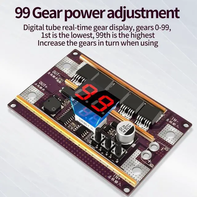 Alt view image 3 of 5 - K99 Small Automatic Spot Welding DIY Complete Set of Accessories 18650 Lithium Battery Spot Welding Machine Pen Control Main Board Spot Welding Machine