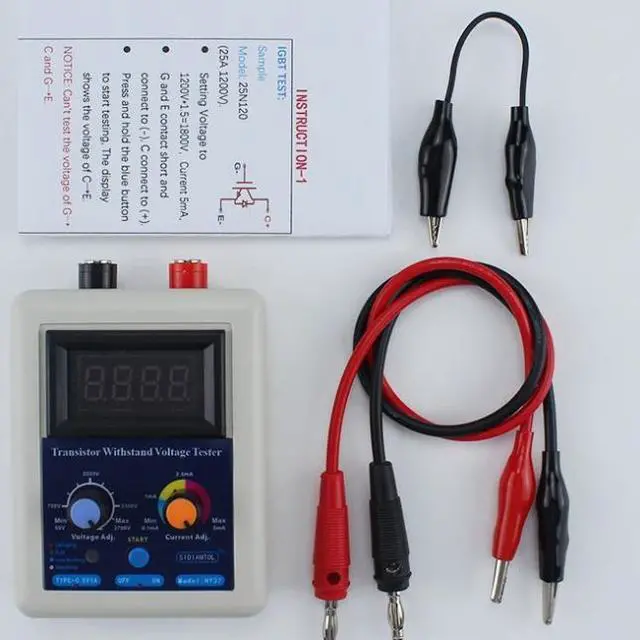 Alt view image 2 of 4 - 4th generation withstand voltage tester 3700V NMOS, PMOS, triode, IGBT, multi-purpose withstand voltage testing