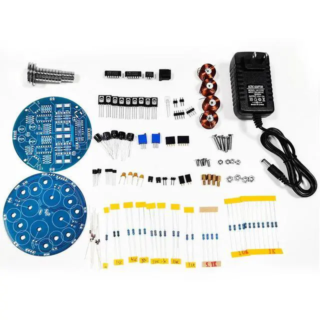 Alt view image 5 of 6 - wusu Magnetic levitation DIY electronic kit - Creative decorative toy - Rotating magnetic levitation module electronic DIY welding kit