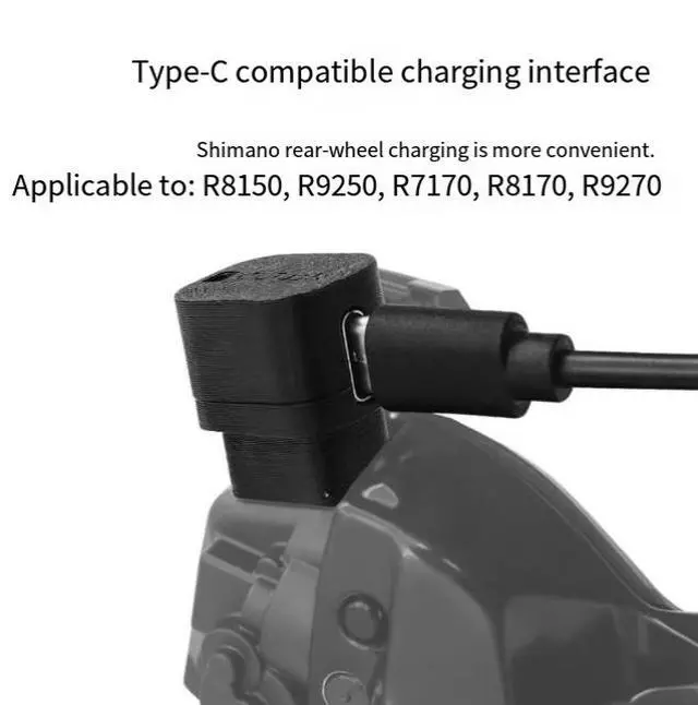 Alt view image 2 of 4 - EC300 charging cable mini version EC300 to type-C adapter with di2 metal snap-on suitable for 12-speed di2