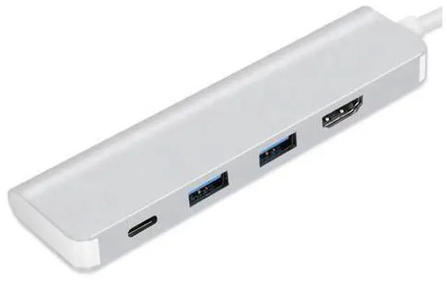 Alt view image 5 of 5 - USB-C Typc C Hub Adapter with 4K Typc-C PD USB 3.0 HUB for Macbook Air / Pro 2018 Galaxy S10 Mate 20