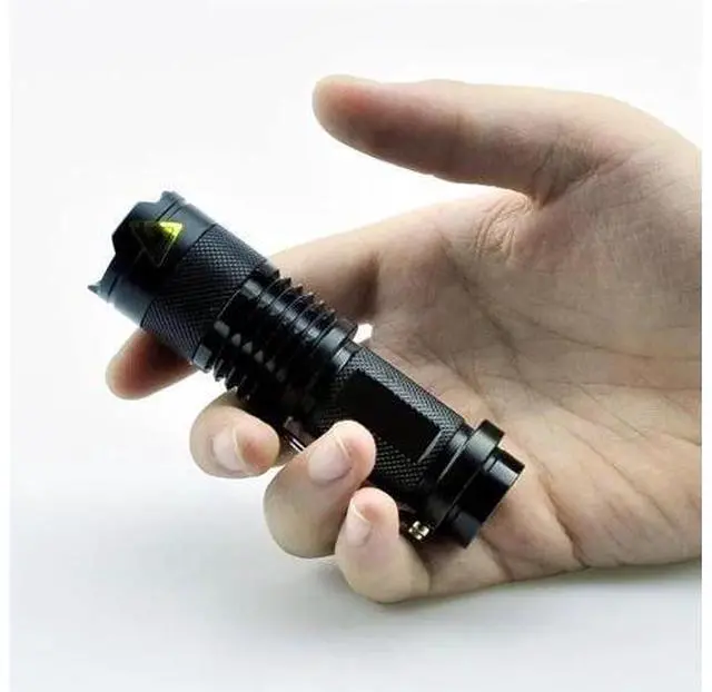 Alt view image 3 of 5 - 300 LM Mini UV Flashlight LED Torch One Mode Blacklight Zoomable UV-Ultraviolet Light LED Torcia Linterna Aluminum Lamp