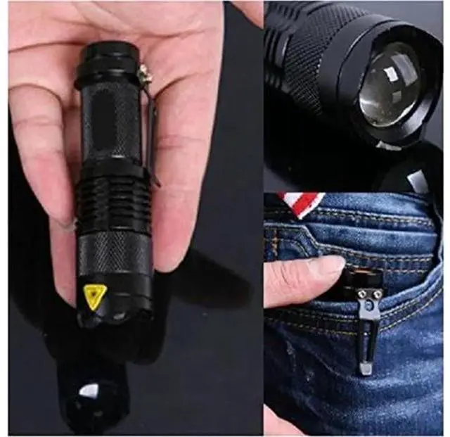Alt view image 4 of 5 - 300 LM Mini UV Flashlight LED Torch One Mode Blacklight Zoomable UV-Ultraviolet Light LED Torcia Linterna Aluminum Lamp