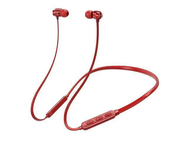 Alt view image 3 of 5 - ZY-08 bluetooth 5.0 Neckband Headset HIFI 6D Surround Sound Noise Reduction Earbuds 180mAh IP64 Sweatproof Magnetic Portable Sports Earphone with Mic