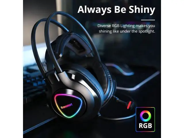 Alt view image 3 of 5 - Newest Glary Alpha Gaming Headset with Colorful LED Lighting 3.5mm+USB Port PS4 Gamer Headset for Computer Laptop