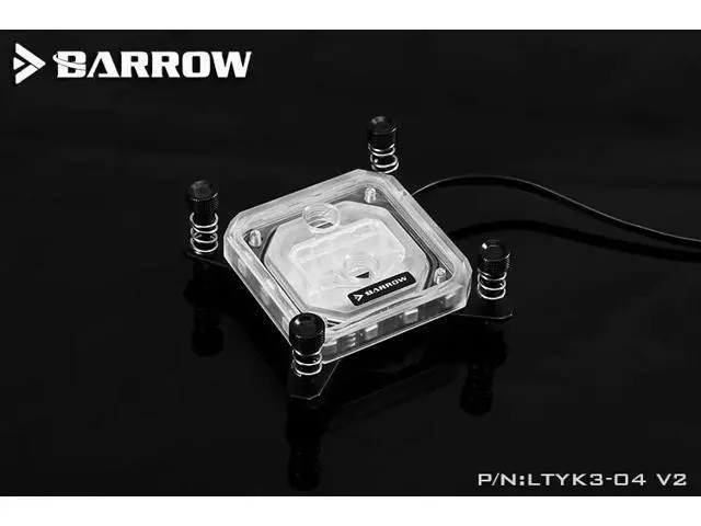 Alt view image 3 of 7 - LTYK3-04 V2 LRC2.0 RGB CPU Water Cooling Block for Intel 115x