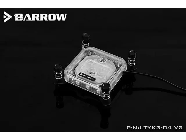 Alt view image 4 of 7 - LTYK3-04 V2 LRC2.0 RGB CPU Water Cooling Block for Intel 115x