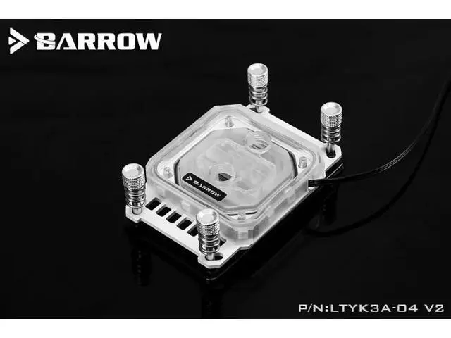 Alt view image 4 of 7 - LTYK3A-04 V2 LRC2.0 RGB CPU Water Cooling Block for AMD FM1 FM2 AM2 AM3 AM4