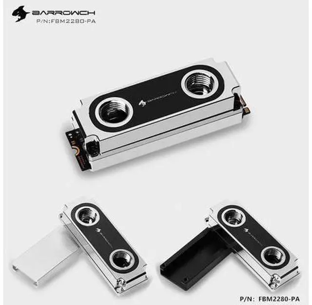 Main image of M2 SSD Water Block 2280, 22110PCIE SATA M.2 M2 SSD cold head FBM2280-PA